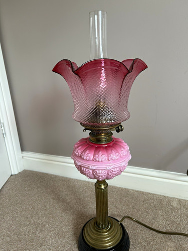 Vintage cranberry pink glass - vintage, cranberry/pink