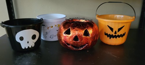 Halloween bucket lot - halloween,