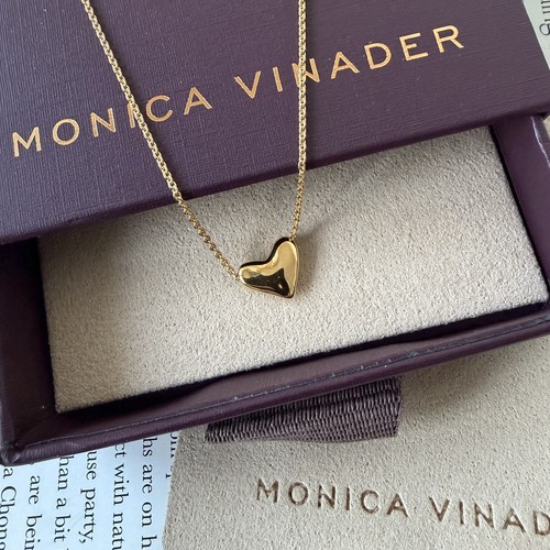 Monica vinader heart - monica, chain