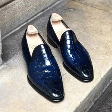 Handmade Leather Blue
