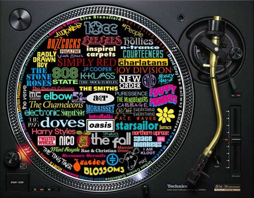 Manchester music slipmat - manchester, 12"
