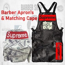 Barber Apron, Barber Apron Uniform Barber Haircutting Apron & cape custom unifom