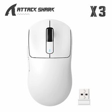 ATTACK SHARK X3 49g SUPERLIGHT BT/2.4G Wireless/Wired Gaming Mouse,DPI up to 26K