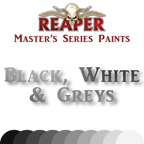 Black white greys reaper - white,