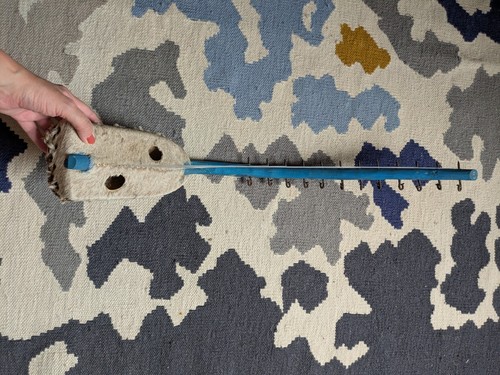 Vintage blue ugandan adungu - vintage,