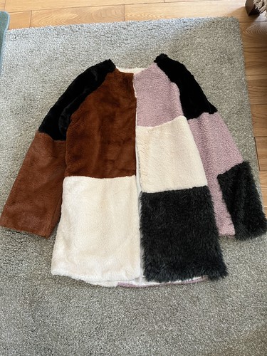 Faux fur coat - faux,
