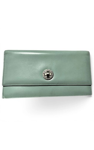 Bvlgari teal blue clutch - teal/blue, bag