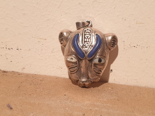 Faberge antique silver lion - antique,