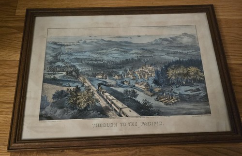 Currier ives lithograph - currier,