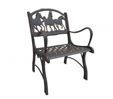 Solid Cast Iron Bench Garden