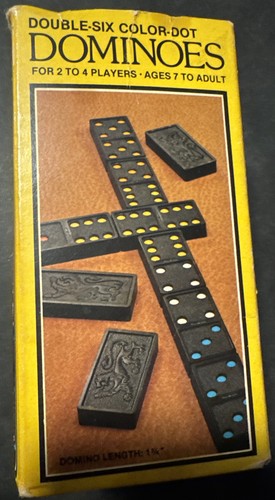 1981 double six dominoes - 1981, double-six