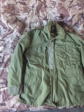 Genuine US VintageRetro M65  Parka Jacket With Liner Size Medium Regular
