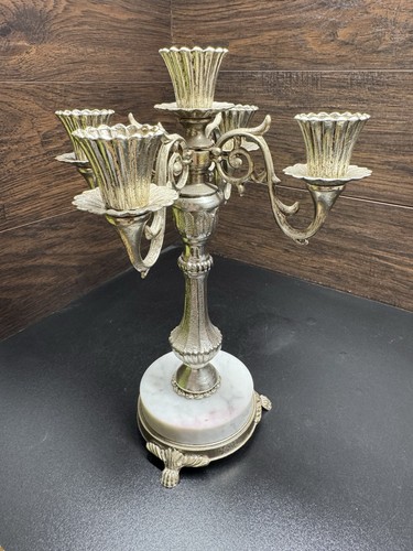 Vintage arm candelabra brass - arm,
