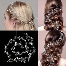 Bride hair crystal headband - crystal,
