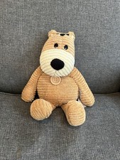 Intelex Warmies Microwaveable Teddy Bear Soft Toy Plush Texture Button Tummy 14”