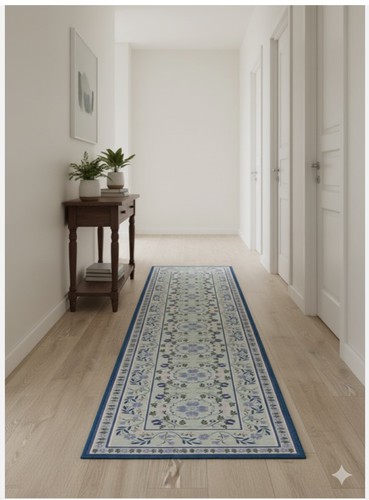 Blue washable bridget floral - washable,