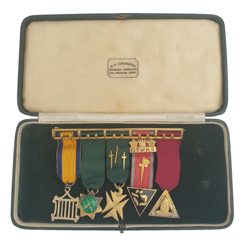 Amd allied masonic degree set - masonic,