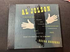 Jolson 78rpm decca records - decca,