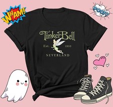 Disney Tinker Bell T-shirt T shirt Men Women Unisex Tshirt G696