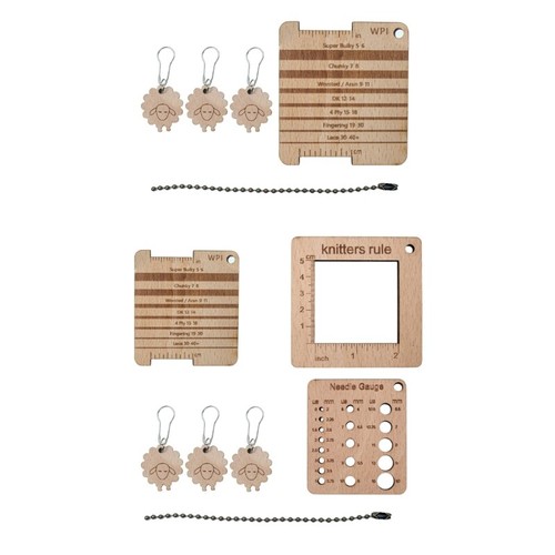 Knitting ruler tool set - knitting,