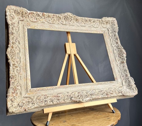 Superb antique foliate gesso - superb,
