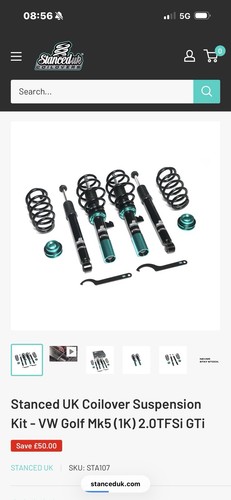 Stanced coilover suspension - stanced, uk
