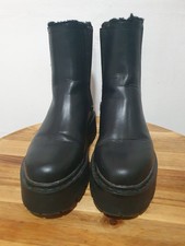 H&M Ankle Boots Leather Black