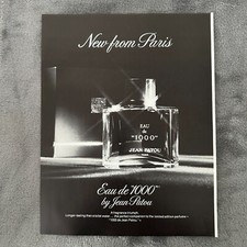 Eau de 1000 Perfume by Jean Patou Paris Fragrance Bottle Vintage Print Ad 1978