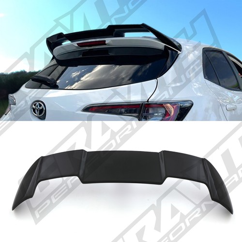 Gloss black rear spoiler lip - black,