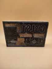 Printing Block Plate Amature Radio G3LST Call Sign Cb Vintage Rubber Duck Qsl