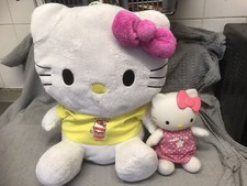 Hello Kitty Bundle Large Plush Toy & Smaller Musical Night Light