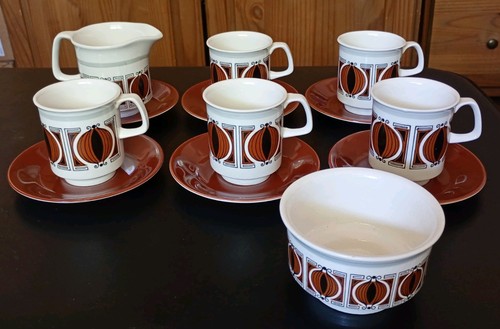 Crown devon fieldings cups - devon,