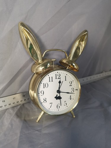 Vintage clock alarm - alarm, bunny