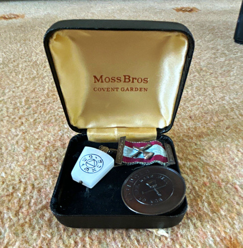 Masonic jewel medal pin - pin, &