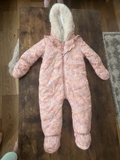 Girls' Pink Print All-in-One