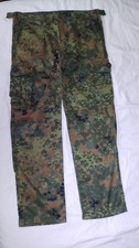 German Army Lightweight Flecktarn Combat Trousers Medium barely used 