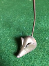 Vintage Solid Brass Long Tailed Mice Ring Holder/Receipt Spike/Paperweight