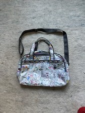 Lesportsac Fifi Lapin Tokidoki Rabbit Bunny Print Duffel Bag Crossbody Travel