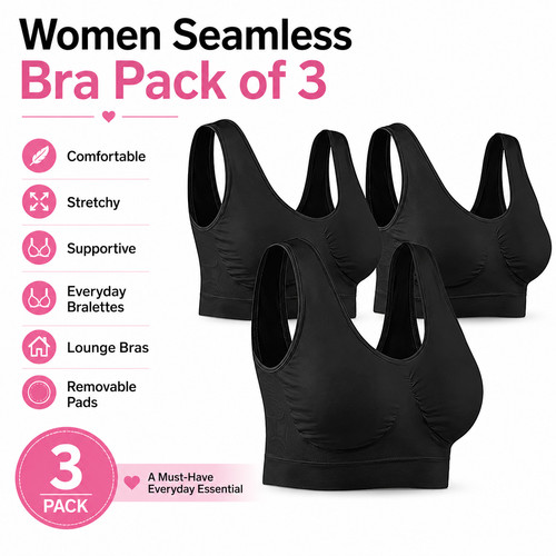 Womens seamless comfort bra - womens,