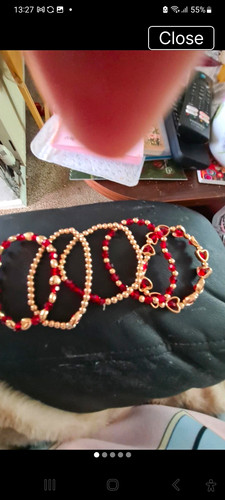 Lot red gold - of,