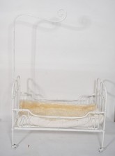 Antique Iron Doll Bed on