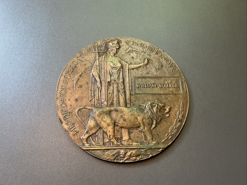 Ww1 memorial plaque - ww1,