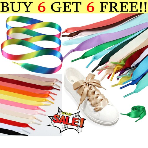 1pair satin ribbon flat - ribbon, wide