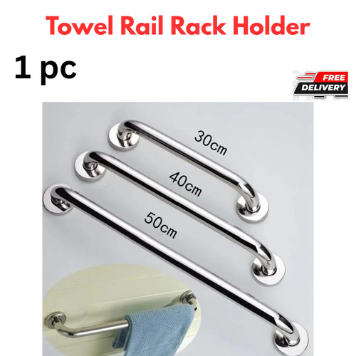 50cm single towel rail - 30/40/50cm,