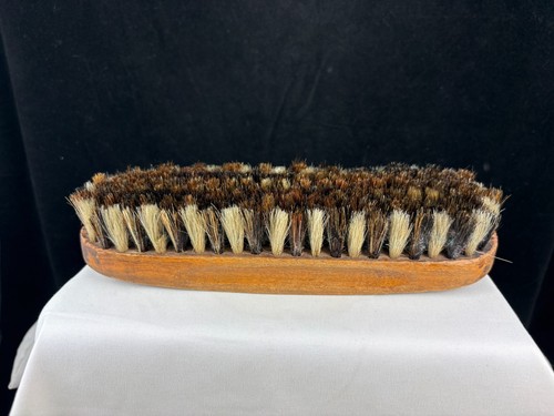 Vtg wood shoe shine brush - vtg.,