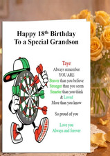 Personalised birthday card