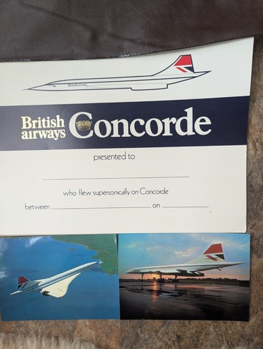 Concorde folder with record - folder,