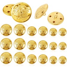 Ouligay 18Pcs Gold Metal
