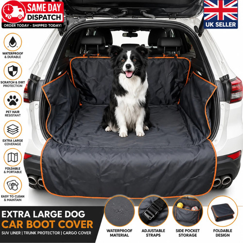 Extra large dog - dog, car