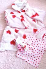 Pink Hearts Oversized Hoodie